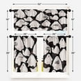 thumbnail image 2 of Ghost Cute Halloween Kitchen Window Curtains Valance and Tier Set 36 Inch, Funny Spooky Vintage 3 Piece Window Treatment Tiers for Living Room Bedroom Kitchen Decor Drapes, 2 of 6