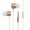 Gold GD, variant on Giunmcul Online Shopping In-ear Heavy Stereo Sound Crystal Line Sports Earplugs