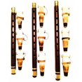 thumbnail image 1 of GOLDEN DUDUK - Three (3) ARMENIAN Professional DUDUK with 6 Reeds Ramish & Playing Instructions Made From Apricot Wood Dudek Doodook Bronze Enforcement Rings - Flute Mey Ney Oboe, 1 of 4