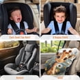 thumbnail image 4 of KUIFORTI Baby Car Seat Cover Giraffe Car Seat Sun Shade Cover, Infant Auto Seats Heat Protector, Keeps Baby's Carseat at Cooler Temperature, Blocks Out Heat & Sun UV Covers, 4 of 7