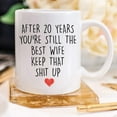 thumbnail image 3 of YouNique Designs 20 Year Wedding Anniversary Coffee Mug For Her - 11 Ounces - 20th Anniversary Cups for Wife - Twenty Years Coffee Cup - 20th Year Coffee Mug, 3 of 6