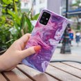 thumbnail image 1 of Allytech Compatible with Samsung Galaxy A71 4G Case [Not for 5G], Marble Design Series Case for Women Boys Girls Soft Slim TPU Shockproof Cover for Samsung Galaxy A71 4G 2020, Red Purple Marble, 1 of 6