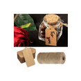 thumbnail image 4 of Etiquetas De Regalo BELUG Precio Papel Kraft Con Hilo Yute 5x3cm, 4 of 5