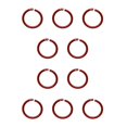 thumbnail image 3 of Bearachild 10 unids/set de papeles bien encuadernados-anillos de encuadernación de hojas sueltas para álbumes de recortes facturas documentos de rojo diámetro 27mm 10Conjunto, 3 of 6
