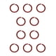 thumbnail image 2 of Monstrate 10 Uds ABS seguro y organizado con anillos de carpeta de hojas sueltas de plástico-tarjetas facturas libro anillo tamaño documentos rojo diámetro 27mm 10piezas, 2 of 6