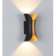 thumbnail image 1 of Lámpara de pared exterior Lámpara de pared interior Lámpara de noche Aplique LED impermeable pasillo escalera pasillo sala de estar dormitorio lámpara de noche (luz cálida de 10 vatios, tama, 1 of 3