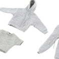 thumbnail image 3 of 1/12 Solider Clothes Hoodie and Pants Solider Sports suits for Gray, 3 of 8