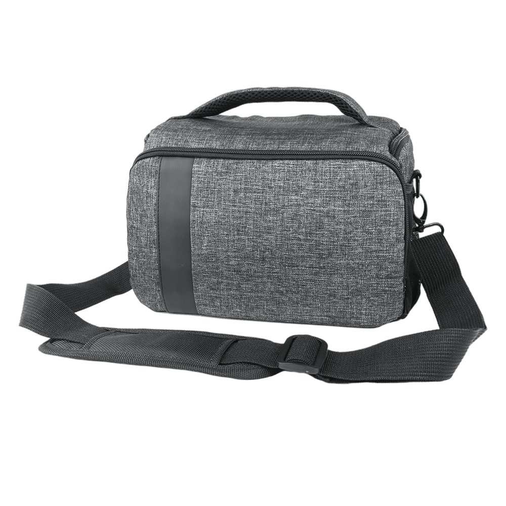 Foto&Tech Medium Digital Camera Bag with Padded Strap and Rain Cover