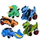 thumbnail image 1 of Transforming Dinosaur Car Deformation Car Toys Inertial Cars Sliding Dino Car Automatic Transform Toys Boys Kids Gifts Toy heqiyong LED, 1 of 2