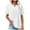 White, variant on UAMVSH Women's Embroidered Blouse Cotton Linen Short Sleeve Boho Tunic Tops Casual V Neck Loose T-Shirt