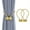 Gold, variant on CSTD European Style Grey Strong Curtain Buckle Curtain Tiebacks (2 Count)