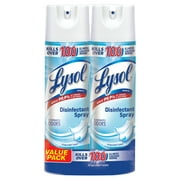 Lysol Disinfectant Spray, Crisp Linen, 25oz (2X12.5oz), Tested and Proven to Kill COVID-19 Virus, Packaging May Vary