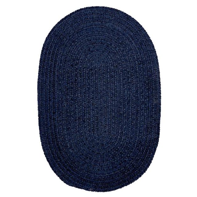 Colonial Mills S503R024X108 2 x 9 ft. Spring Meadow Chenille Rug, Navy