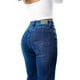 thumbnail image 3 of Jeans Straight Wide Leg /Juvenil, 3550 (Dark) azul 11, 3 of 3