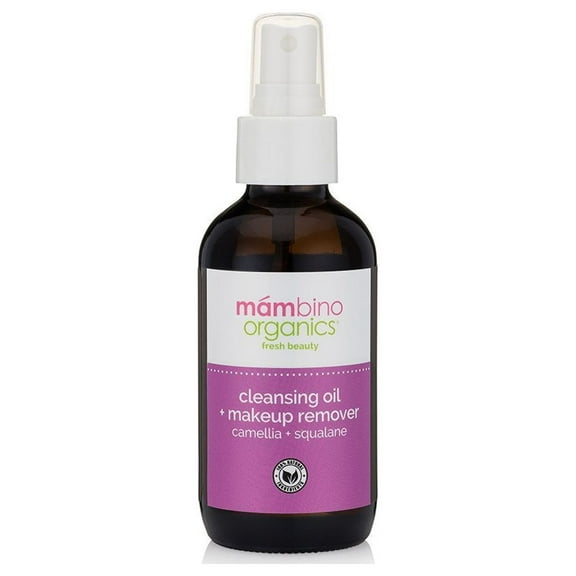 Mambino Organics Cleansing Oil And Makeup Remover, Camellia   Squalane, 2 floz (1 Pack)