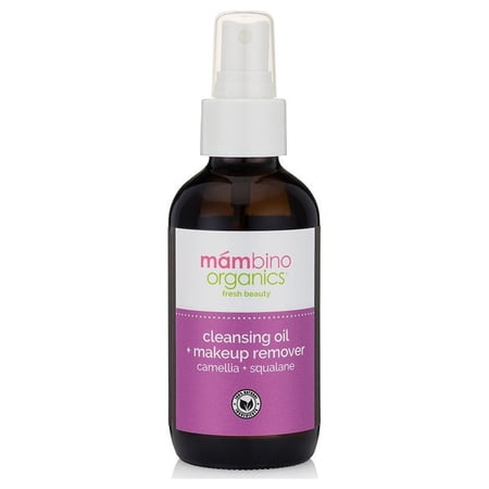 Mambino Organics Cleansing Oil And Makeup Remover, Camellia + Squalane, 2 floz (1 Pack)