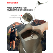 UTOBEST UTR220 Completely 0 Ordorless Hydration Reservoir PE+EVA Dual Material Water Bladdder, 3L