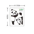 thumbnail image 2 of Juego de 1 adhesivo de vinilo para interruptores con diseño de panda, 2 of 5