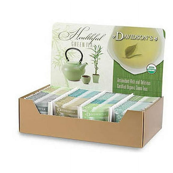 Davidson Organic Tea  Single Serve Assorted Green Tea