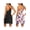 2 Pack-black & Pink Floral Print, variant on Ekouaer 2 Pack Nightgowns for Women Sleeveless Nighties Spaghetti Strap Sleepwear Ladies Gown Sexy Racerback Sleep Dress