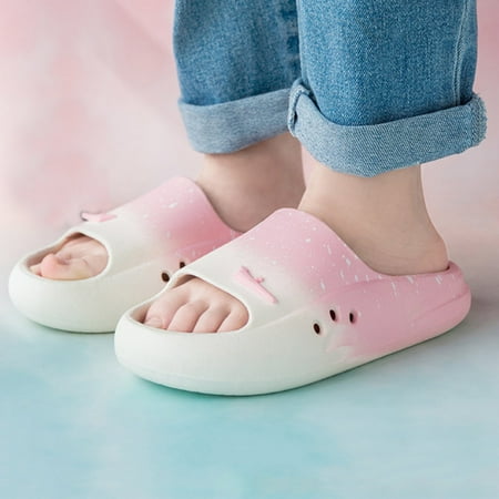 

dyfzdhu summer new children slippers boys and girl slippers indoor and outdoor non slip breathable slippers