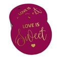 thumbnail image 1 of Inkdotpot Étiquette en Papier Doré "Love Is Sweet" pour Mariage 50 Pcs, 1 of 1
