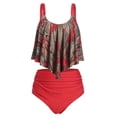 thumbnail image 1 of Tankini Talla Extra Estampado Esqueleto Rosegal Blusas Tallas Grandes, 1 of 5