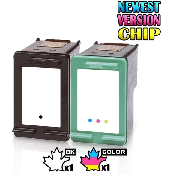 1 Set of 2 Inkfirst Remanufactured Ink Cartridges Replacement for HP 98 95 C9364WN C8766WN DESKJET 5940 D4145 D4155 D4160