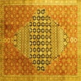 thumbnail image 1 of Ahgly Company Indoor Square Persian Yellow Traditional Area Rugs, 8' Square, 1 of 4