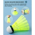 thumbnail image 2 of Badminton Birdies Nylonn-12 Pack Tube of Durable Nylon Shuttlecocks with Cork Tips-Badminton Birdies for Indoor and Outdoor Play, 2 of 5