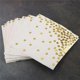 thumbnail image 1 of Gold Dot Cocktail Napkins (50 Pack)3-Ply Paper Napkins with Gold Foil Polka Dots Perfect for Birthda, 1 of 5