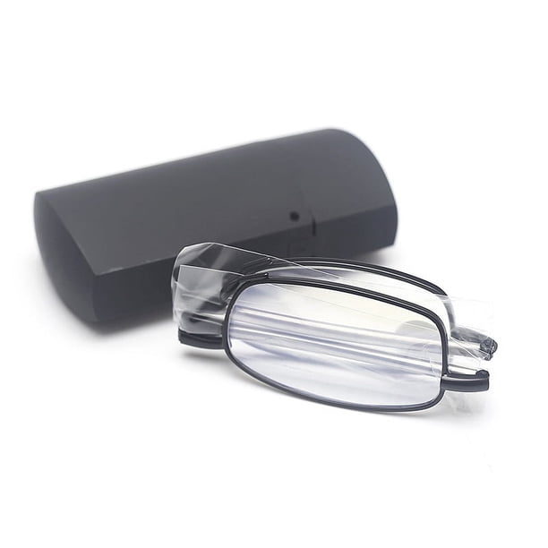 Gafas de presbicia con antena plegable y patillas telescópicas de metal anti luz azul para hombres y mujeres, gafas de presbicia anti luz azul