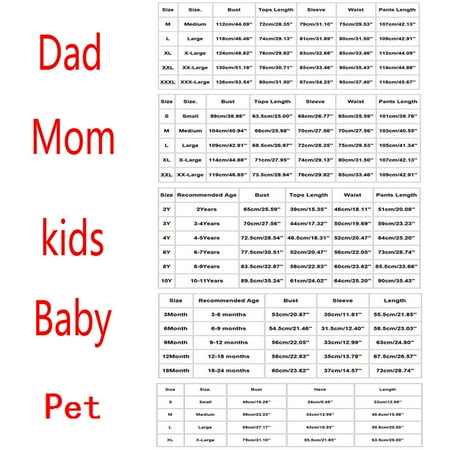 

Mrat Family Matching Wear Pajama For Family Parent Child Warm Suit Printed Housewear Pajamas Two-piece Children s Suit Parent-Child Holiday Matching Wear Family Matching Home wear