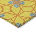 thumbnail image 4 of Addison Rugs Chantille Indoor/Outdoor Transitional Geometric Yellow Washable Rectangle Rug, 5' x 7'6", 4 of 6