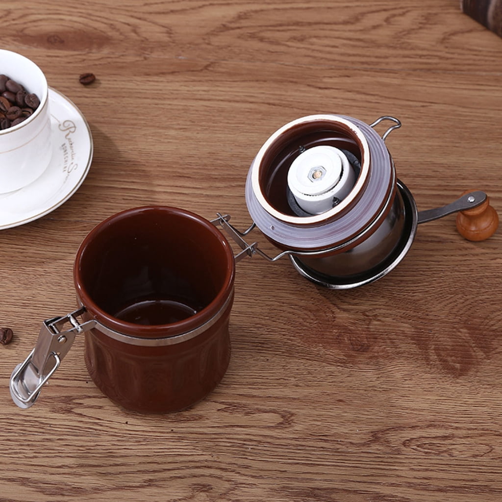 Portable Vintage Coffee Grinder Unique Manual Coffee Mill for Travels & Camping