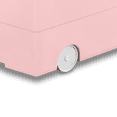 thumbnail image 4 of Mainstays Kids Large Pink Plastic Stackable Rolling Toy Storage Basket with Handles, 4 of 6