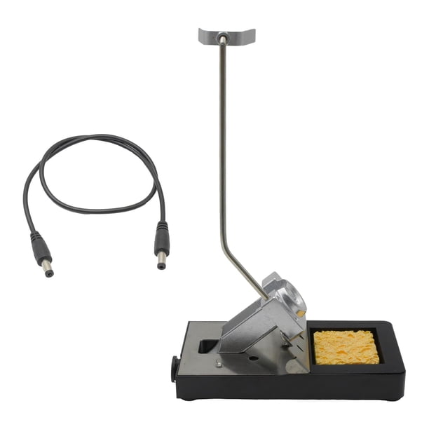 Soporte para soldador, soporte para soldador eléctrico, piezas, base, práctico para soldar, soporte profesional para banco de trabajo