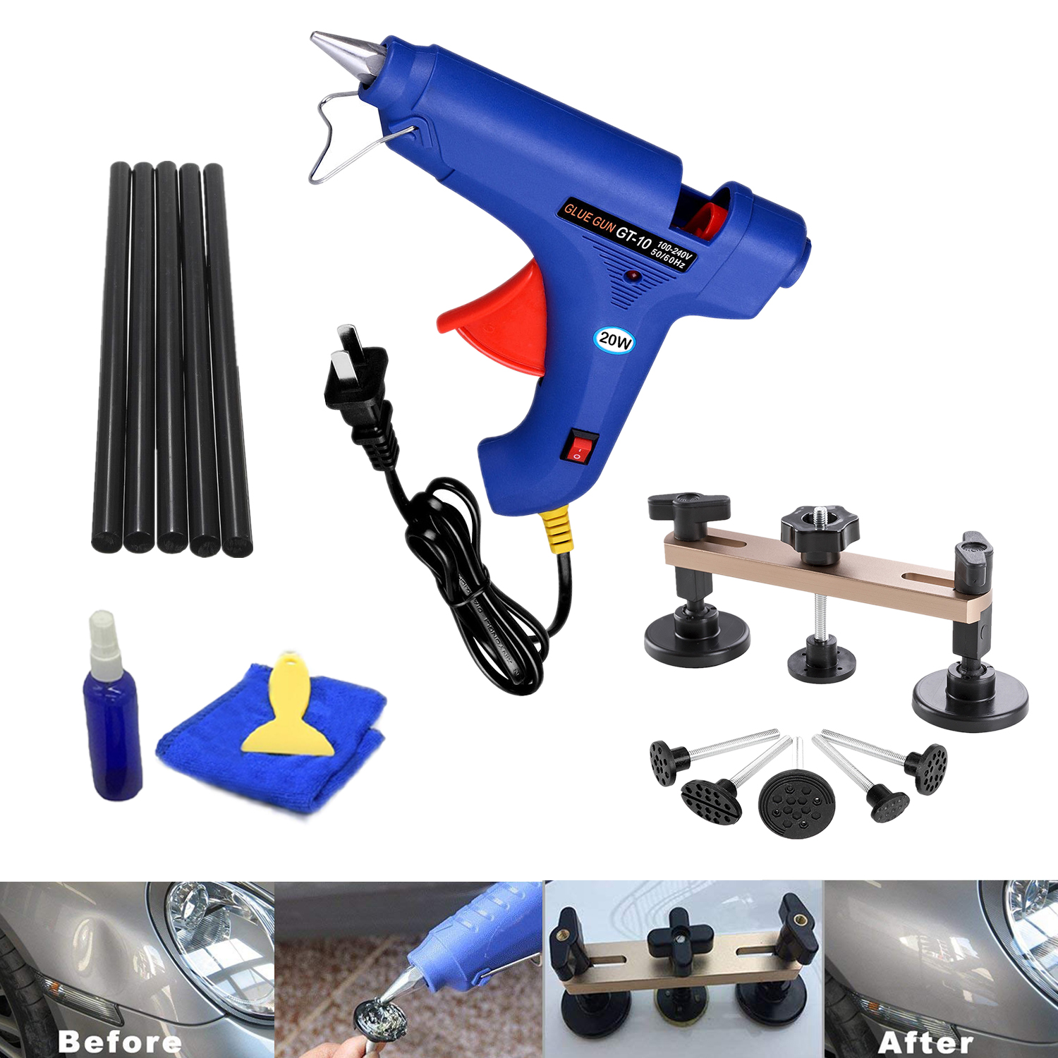 Paintless Dent Removal Tools Pops a Dent Puller Car Dent Remover Hot