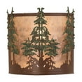 thumbnail image 6 of Meyda Tiffany 29327 2 Light 12" Tall Wall Sconce - Rust, 6 of 7