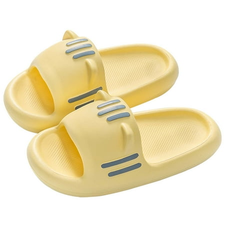 

Cloud Slippers For Women and Men Comfort Lightweight Soft Cartoon Pillow Slippers Quick Drying Bathroom Shower Slides Open Toe Slide Sandals