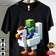 thumbnail image 1 of Minecraft Chicken Jockey Funny Gaming Gift T-Shirt-M, 1 of 2