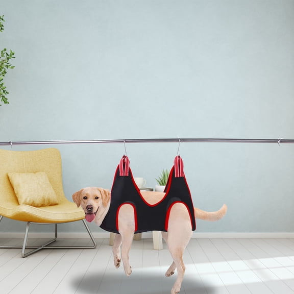 Yardwe 1Set Pet Hammock Red Breathable Sling for Home and Pet Shop Nail Use