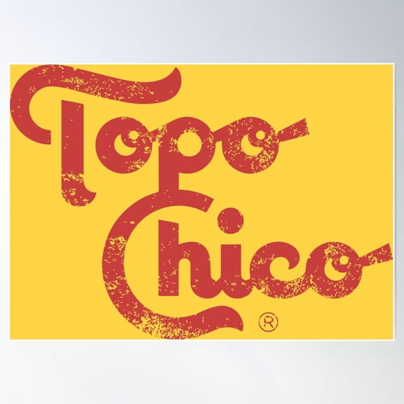 Topo Chico Poster Wall Art, Modern Wall Decor For Living Room Bedroom, 12x18 UNFRAMED