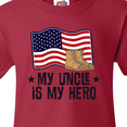 thumbnail image 4 of Inktastic My Uncle is My Hero Military Nephew Youth T-Shirt, 4 of 5