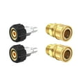 thumbnail image 2 of YAOMOBB 5000 PSI Pressure Washer Quick Connect Heavy duty Quick Disconnect Pressure Washer Adapter Replace Threaded Connection Male Female Fitting 4Pcs/8Pcs, 2 of 6