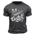 thumbnail image 1 of Camisa Casual de Cuello de la Tripulación de la Impresión de Pascua de Manga Corta de Verano Top Ligero de Poliéster para los Hombres, Camiseta de Manga Corta para el Uso Diario de Primavera Verano, 1 of 9