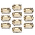 thumbnail image 3 of Sew On Crystals Glass Rhinestones Clothes Decorations Sewing Beads Sewing Accessory 10pcs Sew On Rhinestones Crystals Shiny Buttons Decoration For DIY Crafts Clothes Shoes Bags, 3 of 8