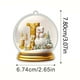 thumbnail image 3 of Adorno para Coche de Acrílico con 26 Letras de Cristal Amarillo, Colgante para Árbol de Navidad, Decoración Del Hogar, 3 of 3