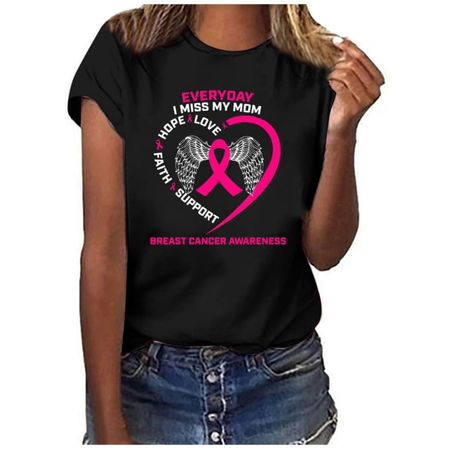 Rbaofujie Chemisier à Manches Courtes pour Femmes Soldes Liquidation Mode pour Femmes Imprimé Col Rond T-shirt à Manches Courtes Chemisier Hauts Amples