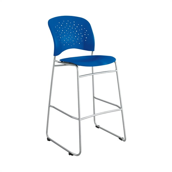 Safco Products Reve Bar Stool in Blue